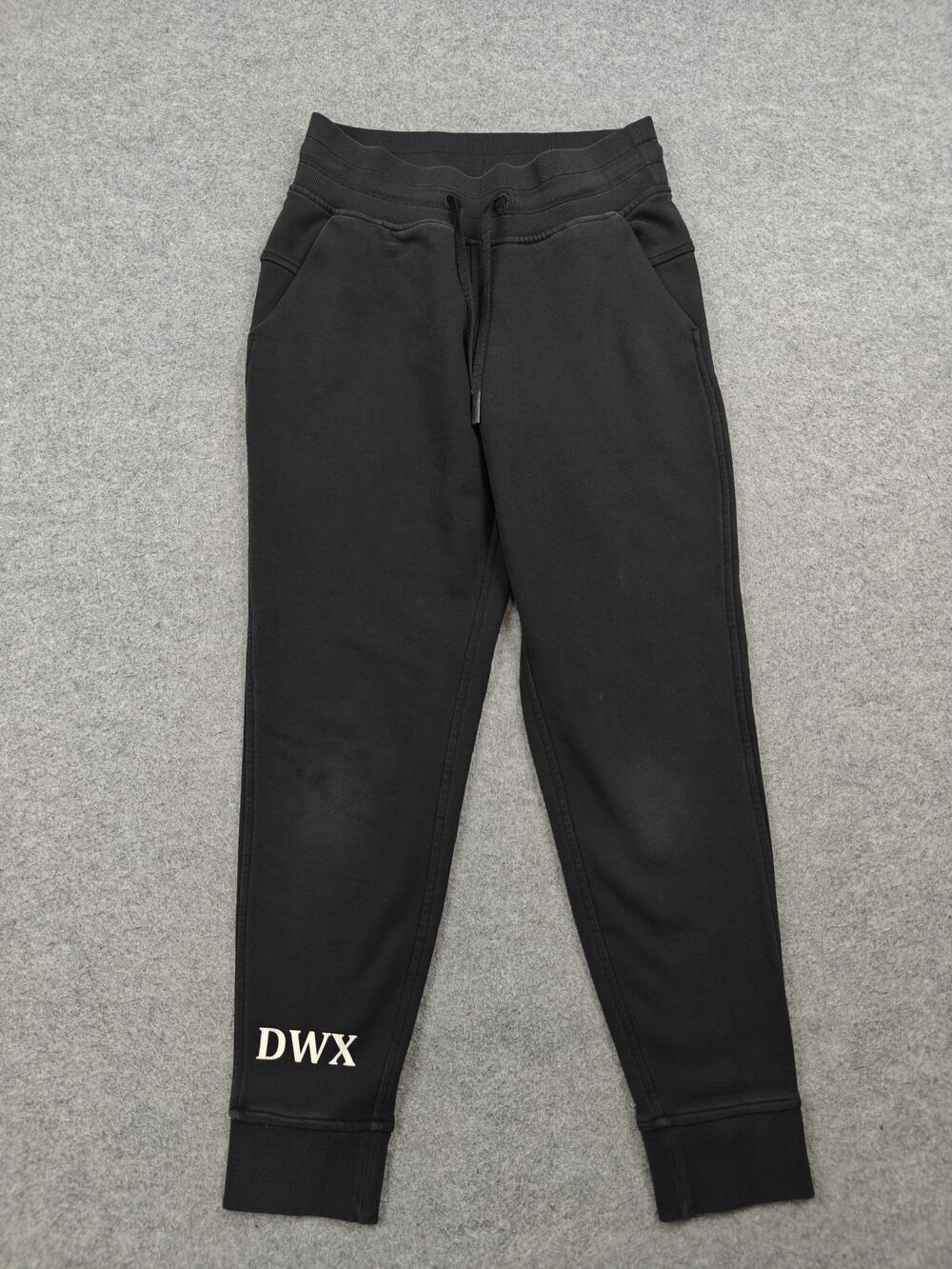 Lululemon Pants Womens 4 Black Tapered Jogger Elastic Waist Drawstring Pockets